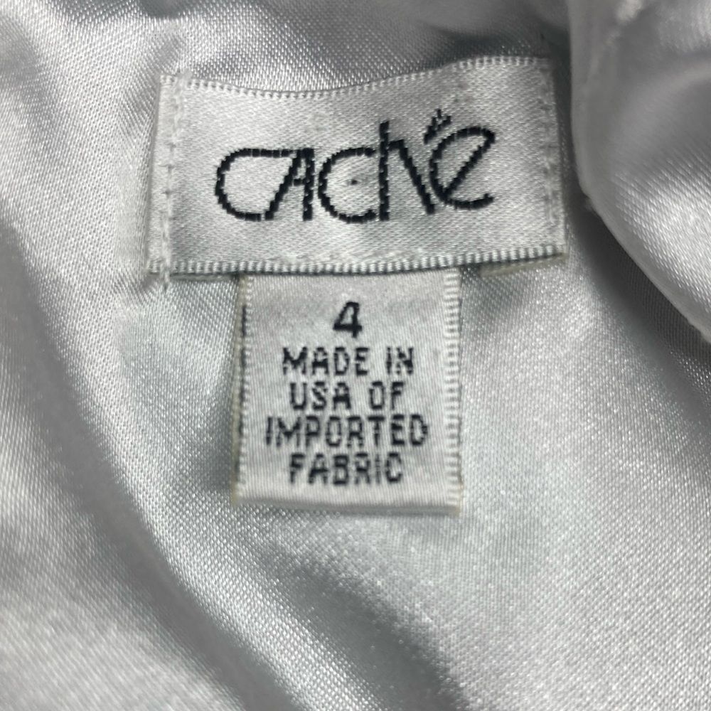 Cache 4 Strapless Fully Lined 100% Silk Dress Blu… - image 2